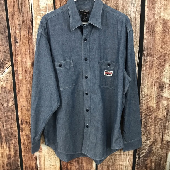 Polo Ralph Lauren Other - Ralph Lauren Polo Jeans Long Sleeve Denim Shirt L